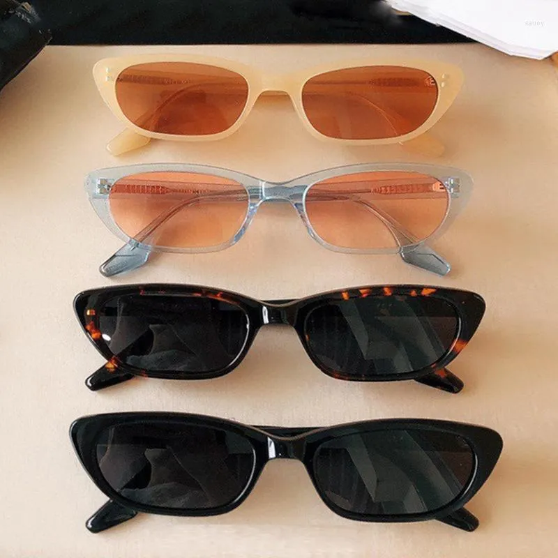 Gafas de sol Sexy ojo de gato triángulo Retro gafas femeninas UV400 gafas de sol polarizadas tendencia moda señoras