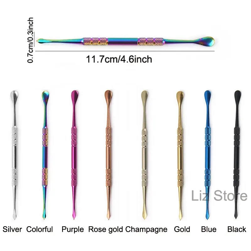 tobacco spoon Vintage Style Stainless Steel Spoon Set - Portable Tobacco Powder Scoop,  Double-Ended Spice/Wax Oil Spoon - Smoking Accessories - Compact & Durable  from Dhgate Accessories