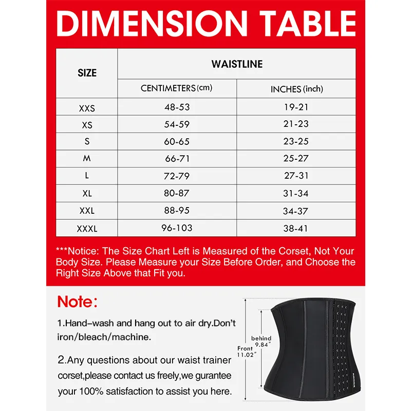 Waist cincher vertical sale