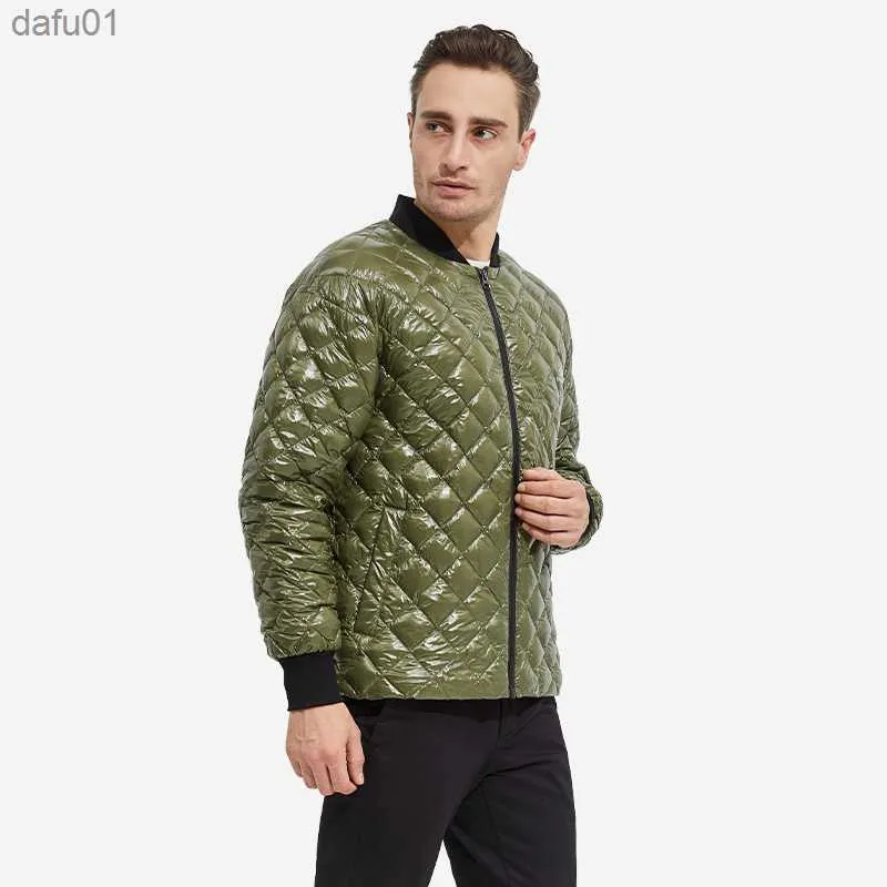 Orolay Men s Lightweight Short Down Bomber Jacket L230520