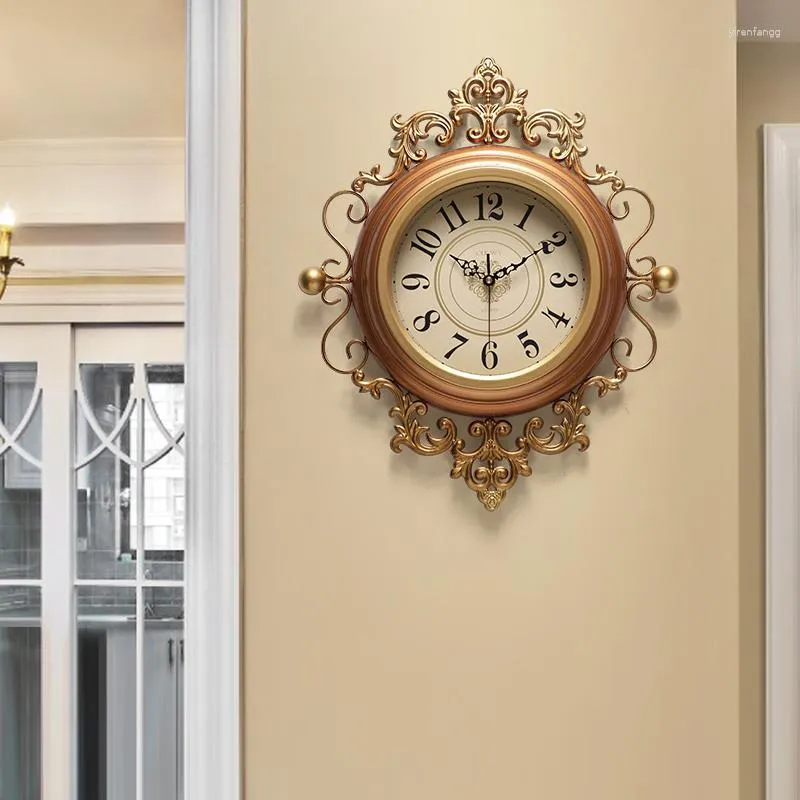 Väggklockor 2023 retro klocka estetiska pekare lyxiga moderna klockkvarter klassisk elegant reloj pared vardagsrum dekoration