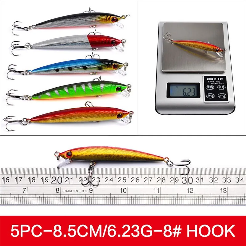 Baits Lures lot Almighty Mixed Fishing Lure Bait Set Wobbler Crankbaits  Swimbait Minnow Hard Baits Spiners Carp Fishing Tackle 230807 From Dao05,  $28.79