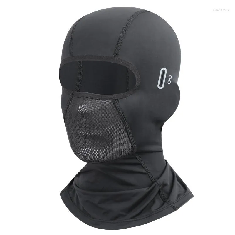 Bandanas été extérieur crème solaire masque pare-soleil filtre respirant moto cyclisme soie tête couverture randonnée écharpes