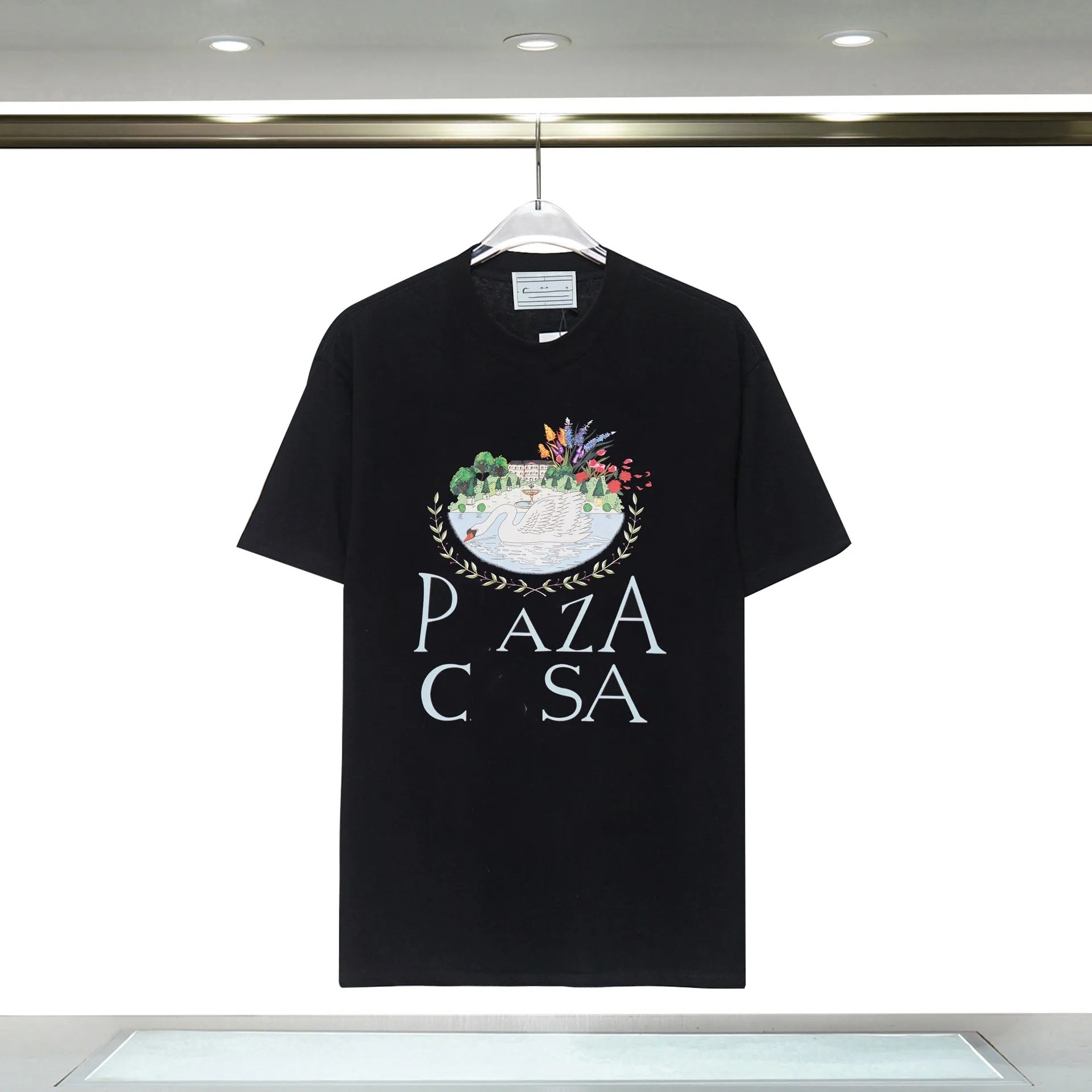 2023 Designer Men T Shirt New Round Neck T-Shirts Fashion T-shirt Men T-shirt Summer Casual Shirts Men Black Short Sleeve Phantom Gate Letter Print Casablanc T shirts