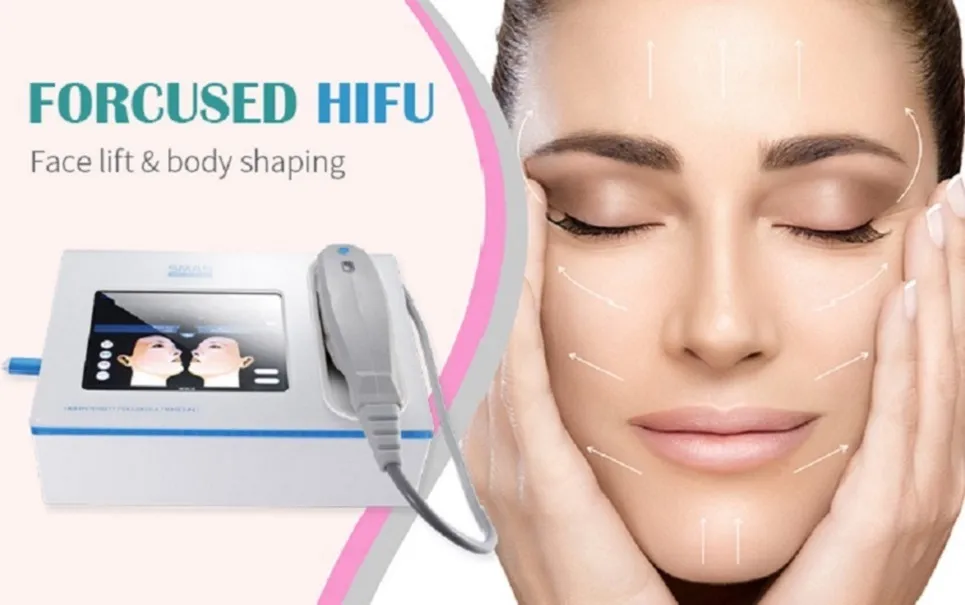 mise au point à haute intensité Machine à ultrasons pour le retrait des rides de beauté Utilisation à domicile Rajeunissement de la peau Lifting du visage machine à ultrasons ultrasons hifu 2D 3D 4D HIFU