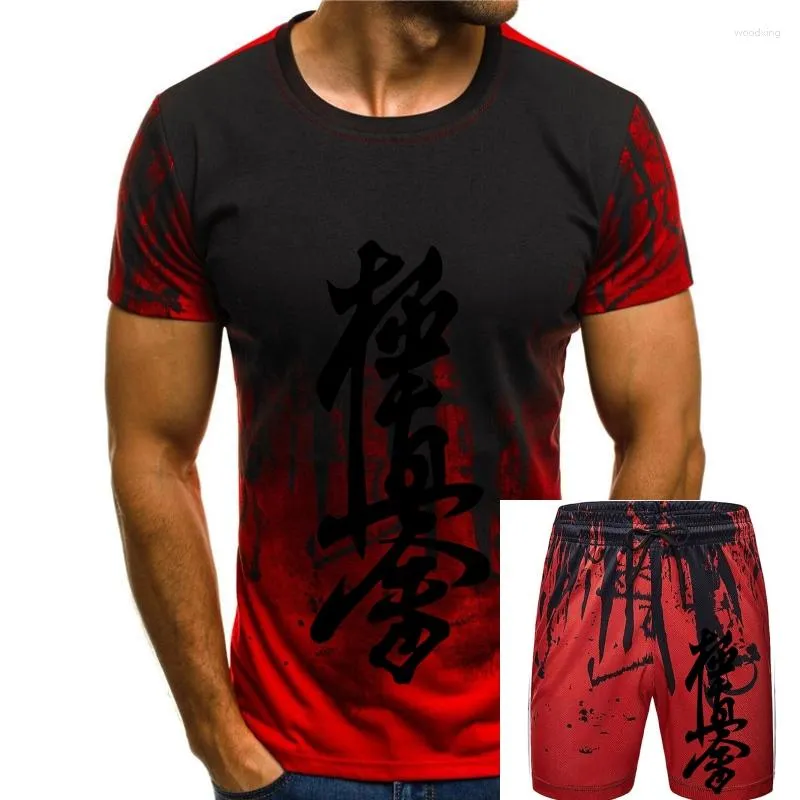 Tute da uomo Kyokushin Kaikan Full Contact Karate Oyama Japan Kumite Dojo Sokan T-Shirt 2023 Summer T Shirt Fashion