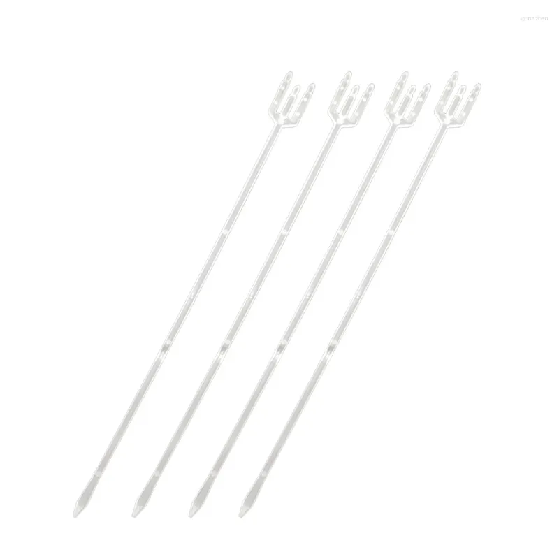 80pcs 12 Plastic Floral Picks Transparent Fork Shape Head Card Holders Flower  Picks for Floral Arrangement Gift Cards Place Cards Food Labels Weddings  Parties Decoration