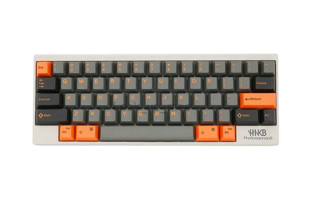 Domikey HHKB ABS Doubleshot Dolch Orange Keycaps for HHKB