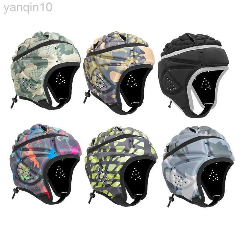 Capacetes de esqui para crianças Crash Hat Rugby Football Goleiro Roller Voleibol Ski Riding Helmet HKD230808