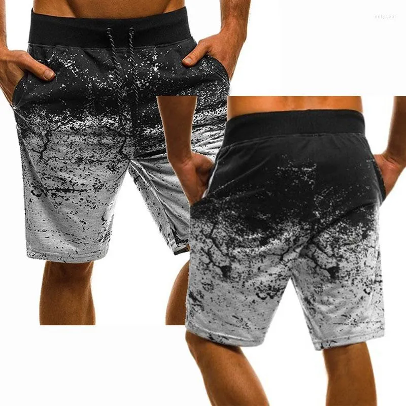 Мужские шорты мужчины повседневная модная бегуна короткие спортивные штаны 2023 Летний хип -хоп стройной тренировки плюс размер
