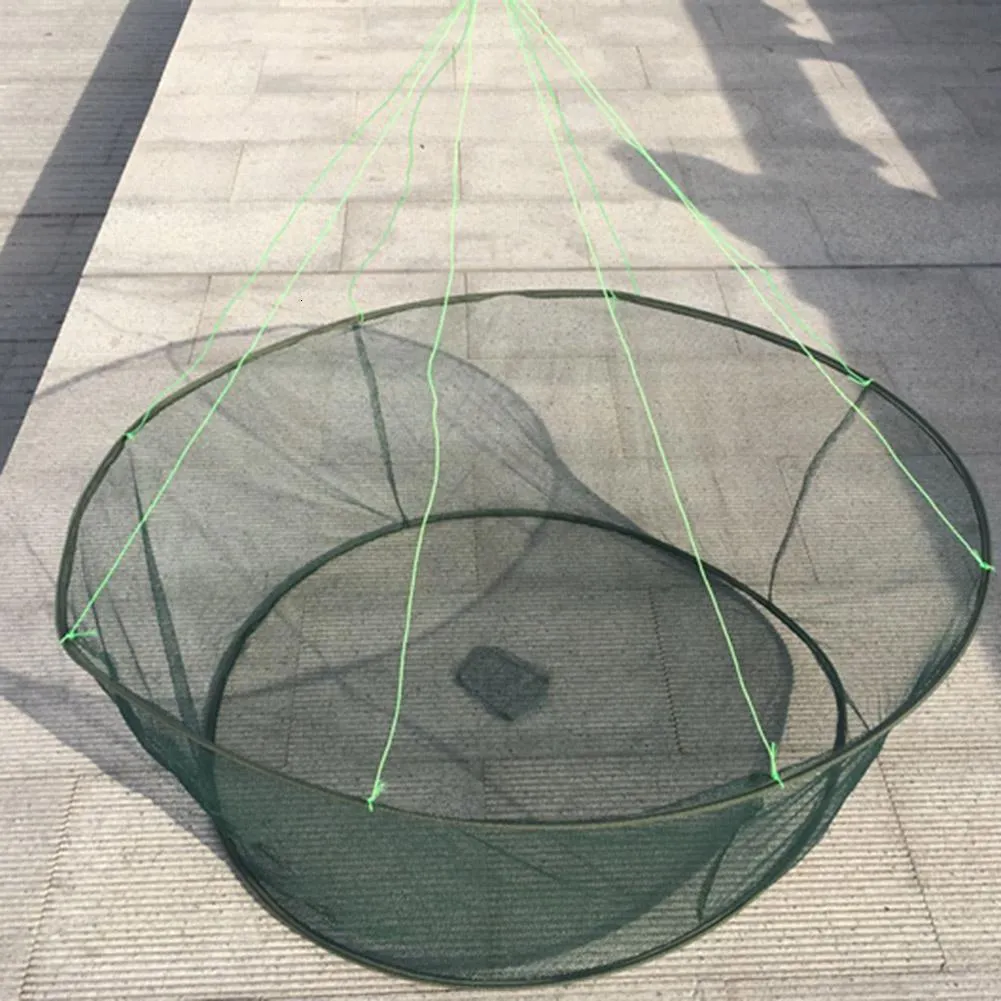 Fishing Accessories Foldable Drop Net Fishing Landing Prawn Bait Crab  Shrimp Pier Harbour Pond Mesh For Vertical Shore Use 230807 From Dao05,  $9.37