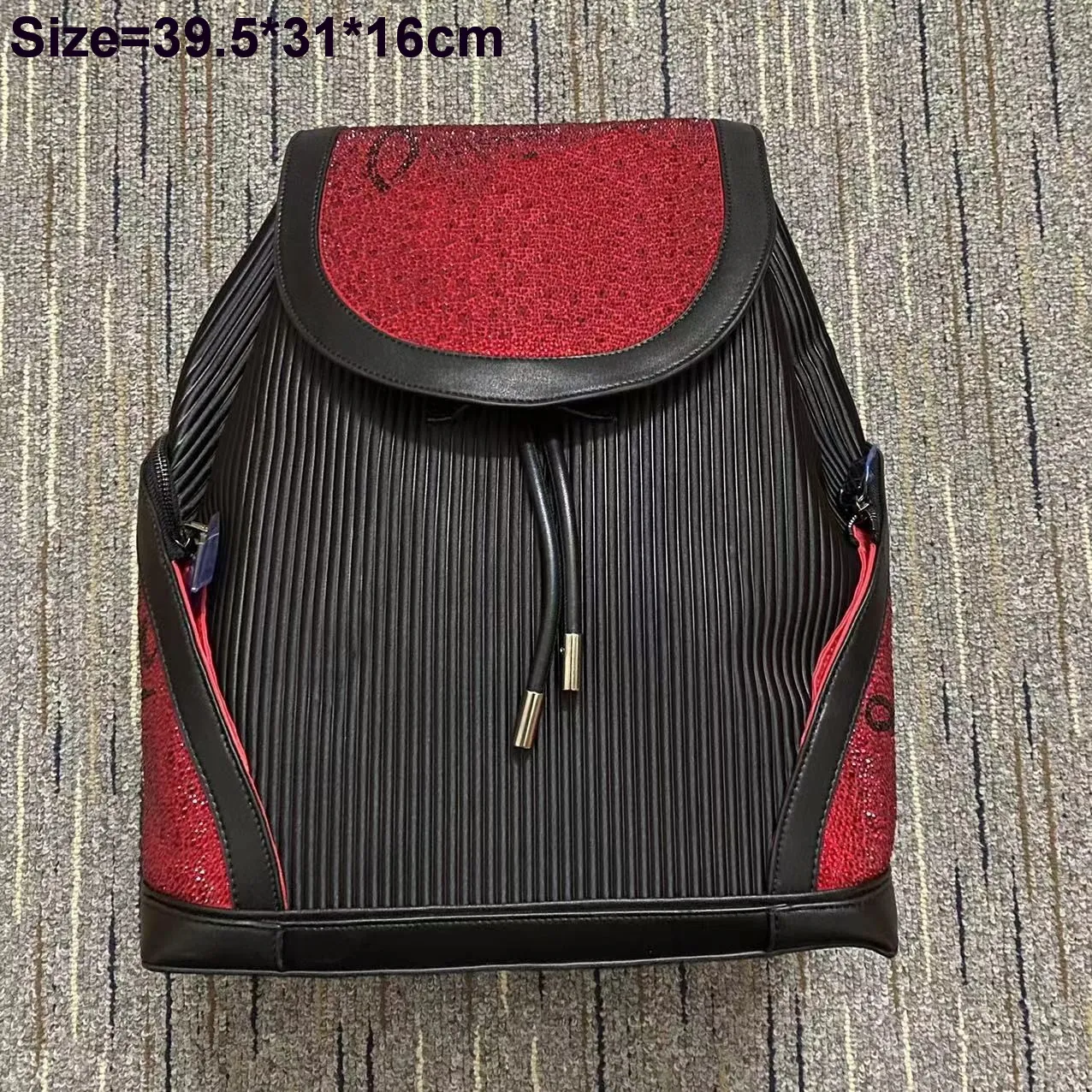 Erkek Kızlar Omuz Çantaları Yüksek Kaliteli Redbottoms Lovers School Bag çanta çantaları çivili perçinler kadın erkekler crossbody orijinal deri sırt çantası