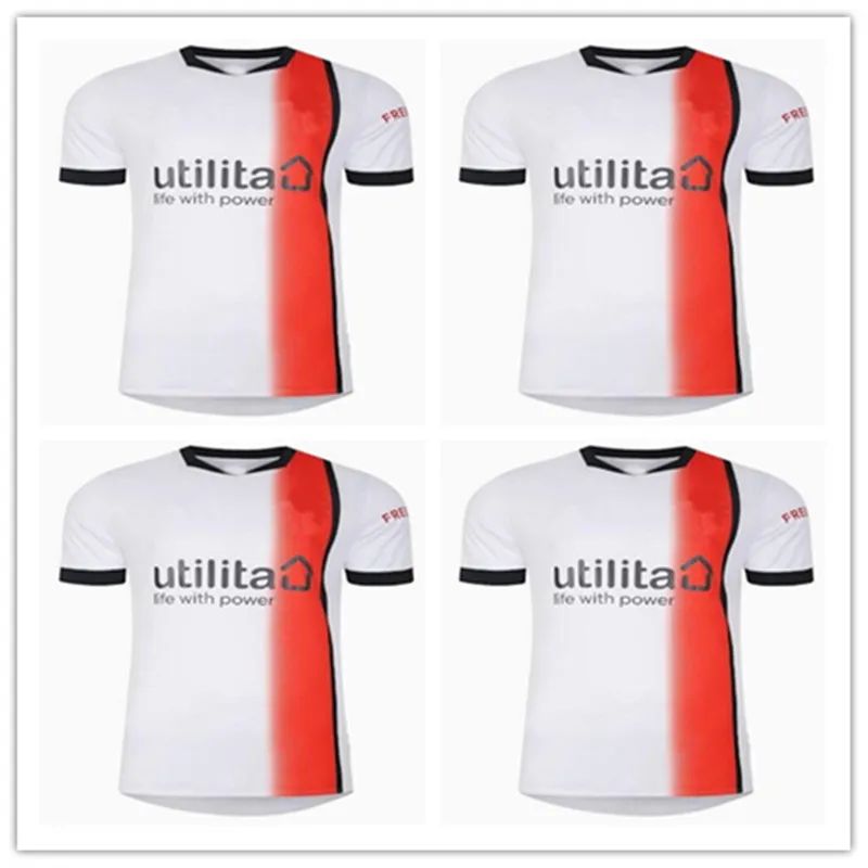 22 23 Luton Town Clark Campbell Boys' Soccer Jersey Burke Naismith l ADEBAYO Home/Away Third Short Sleeve Red and White Jersey Football Apparel