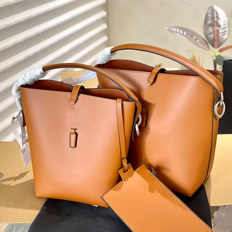 Tasarımcı Çanta Metal Mektup Toka Deri Omuz Çantası Çanta Tote Çanta bayanlar çanta büyük kapasiteli çanta alışveriş çantası