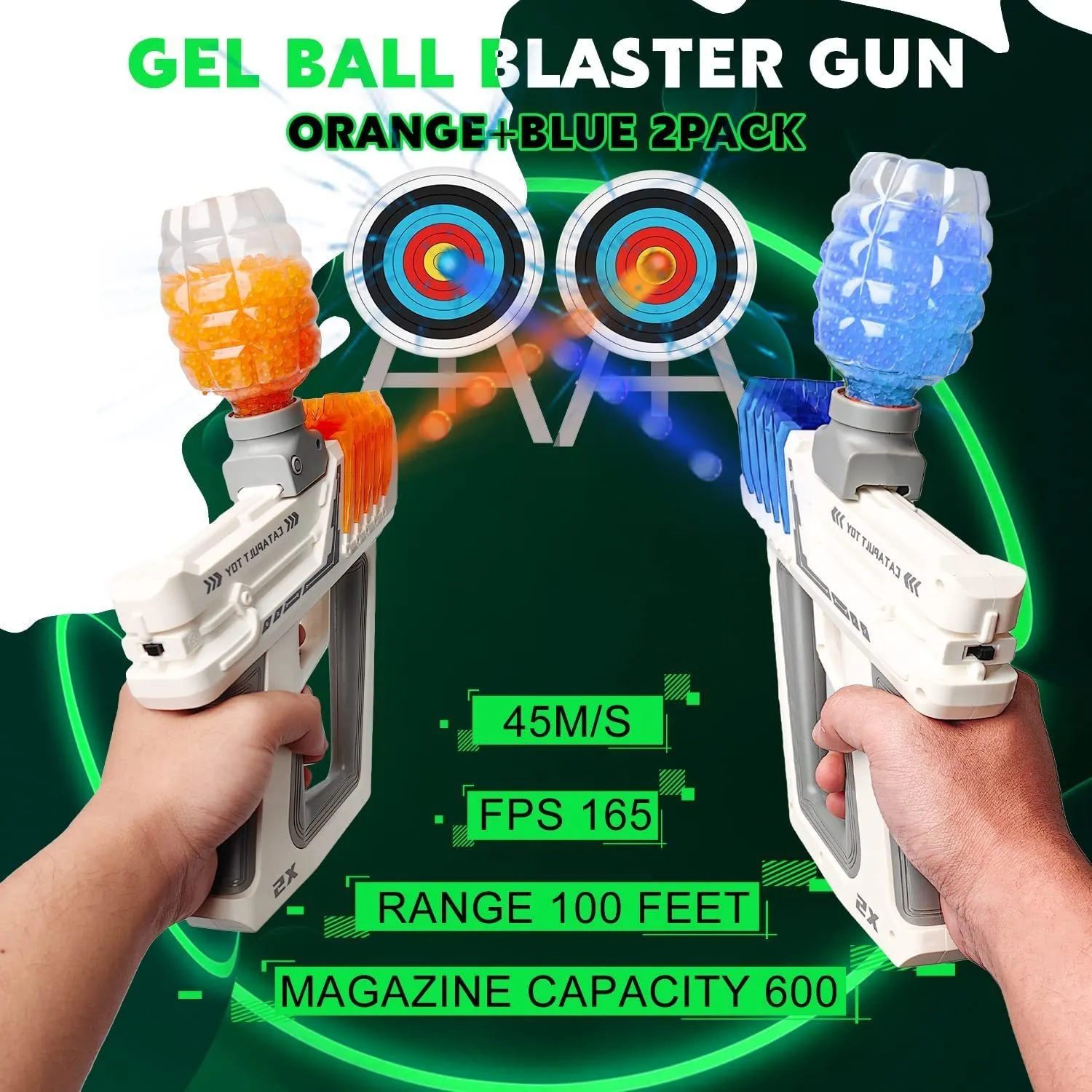 2022 Électrique Automatique Gel Ball Blaster Gun Jouets Pistolet à