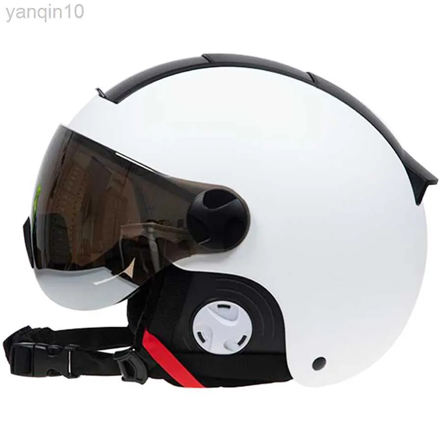 Casque De Ski Avec Lunettes D'hiver Sports De Plein Air Casque De