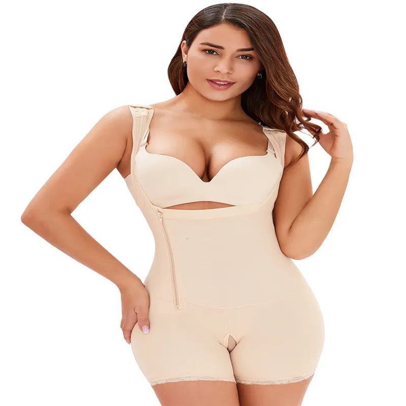 Femmes Shapers Femmes Full Body Shapewear Ouvert-Buste Sous-Vêtements Taille Formateur Corset Sans Couture Minceur Body Butt Lifter Plus La Taille 6XL 230808