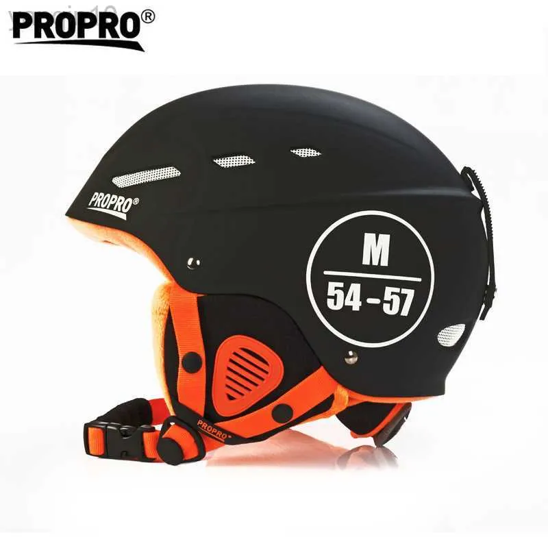 Casques de ski Casque de ski Doublure polaire Adulte Ski Snowboard Sports Protection Casque de ski Safty Snow Skateboard Casque de motoneige 54-61cm HKD230808