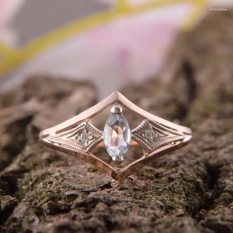 Anillos De Boda Creativos Y Minimalistas Mujeres Geom tricas
