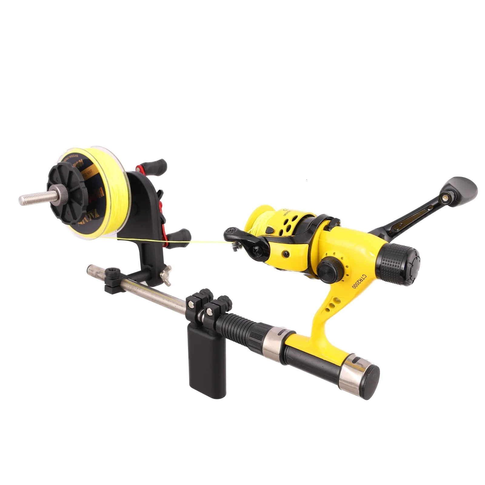 Fishing Line Spooler Portable Aluminum Fishing Reel Spooler System