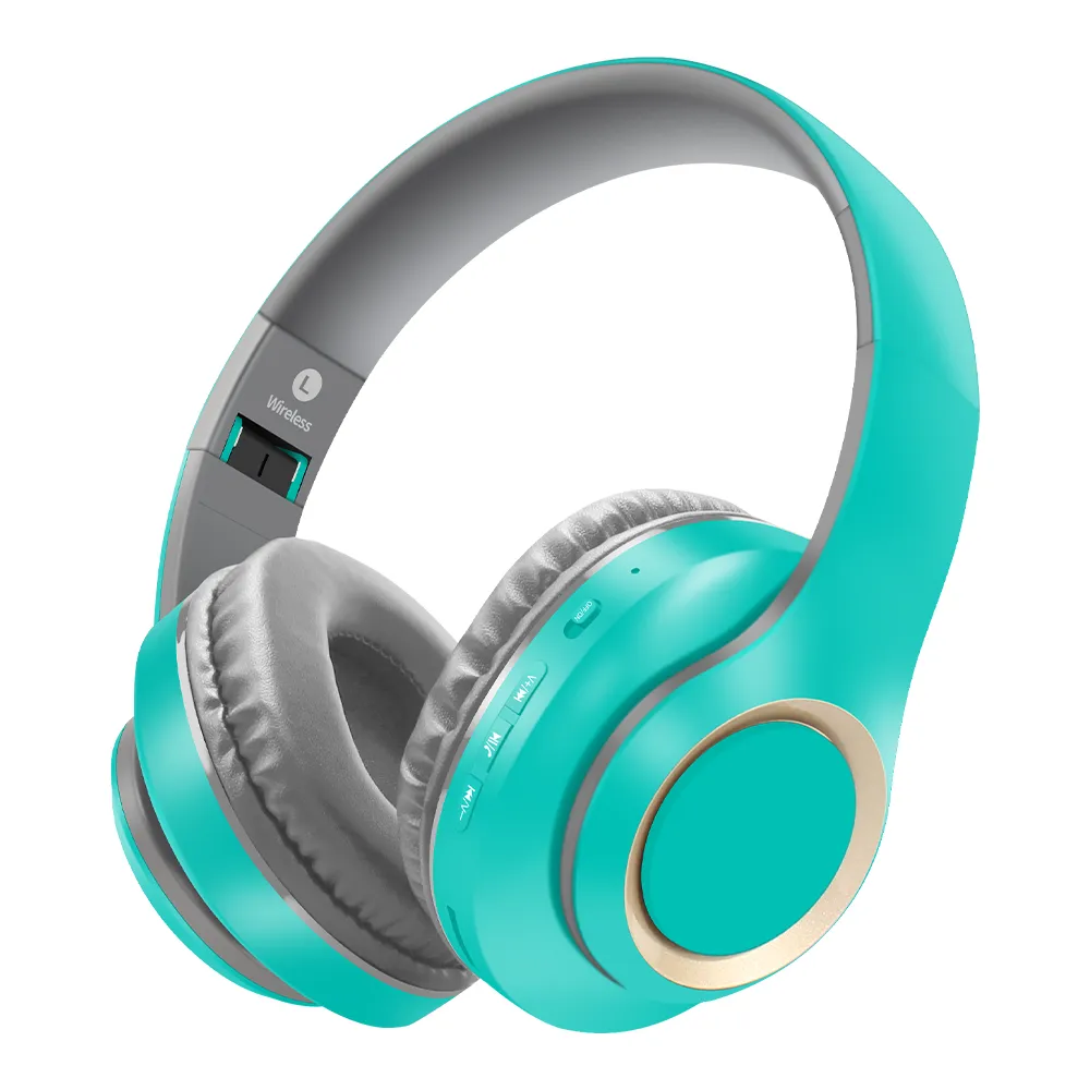 Teal wireless online headphones