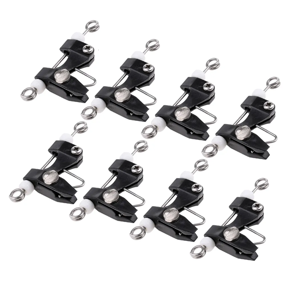 Fish Finder 8 Pcs Trolling Clip Clips de Dégagement Canotage Pêche pour Outrigger Downrigger Accessoires 230807