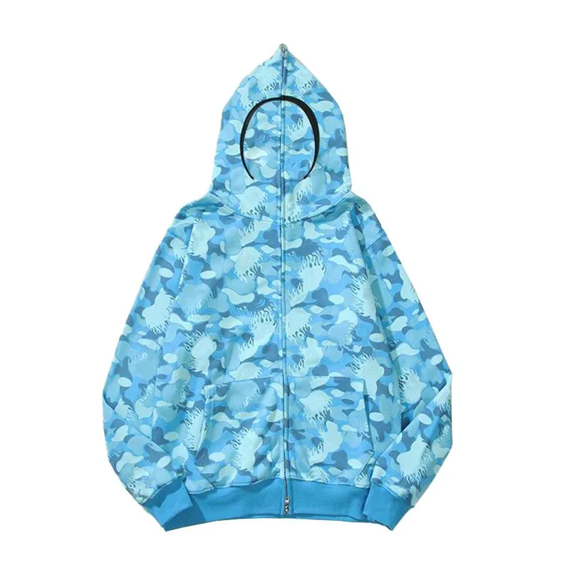 Men Hoodie Designer Shirts Tees Women Full Zip Up Shark Hoodies Tshirts Casual Hoody Short Sleeve Clothing Tops High Street Long Sleeve Streetwear Hip Hop T Shirt From 11 8 DHgate