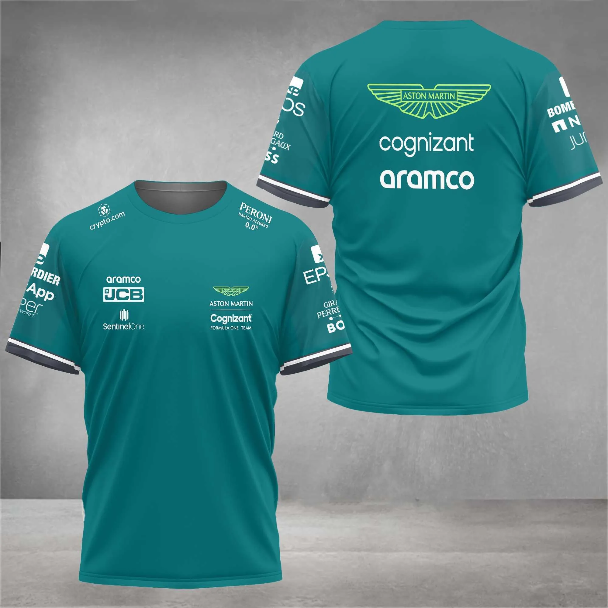 2BK2 2023 Formuła 1 T-shirty mody F1 F1 Racing Team krótki rękaw Top Wysokiej jakości odzież jest wysyłana szybka odzież