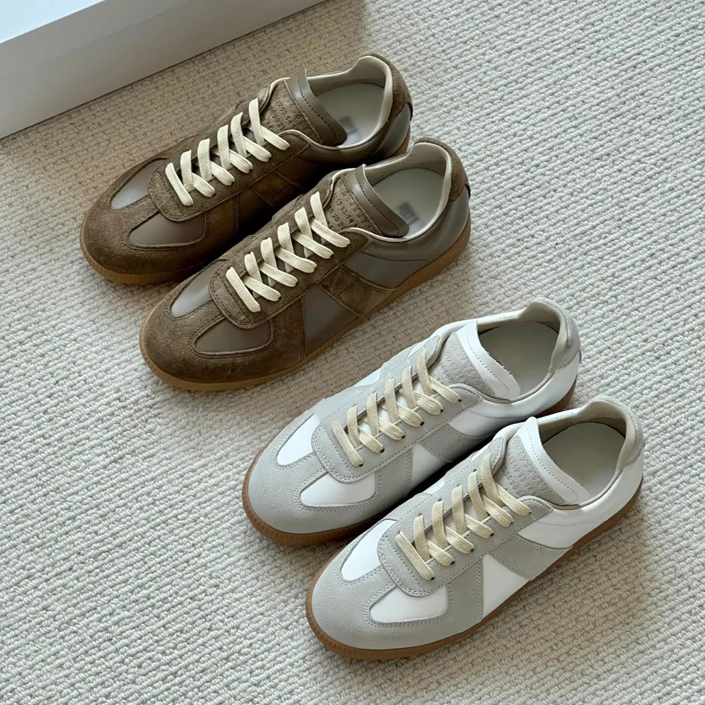 Gli allenatori di piatti da donna di alta qualità replicano la casa estiva di scarpe casual maisons margiela loafer sneaker popolari dimensioni estive 35-46 tacco da passeggio per le scarpe da caccia allenatore