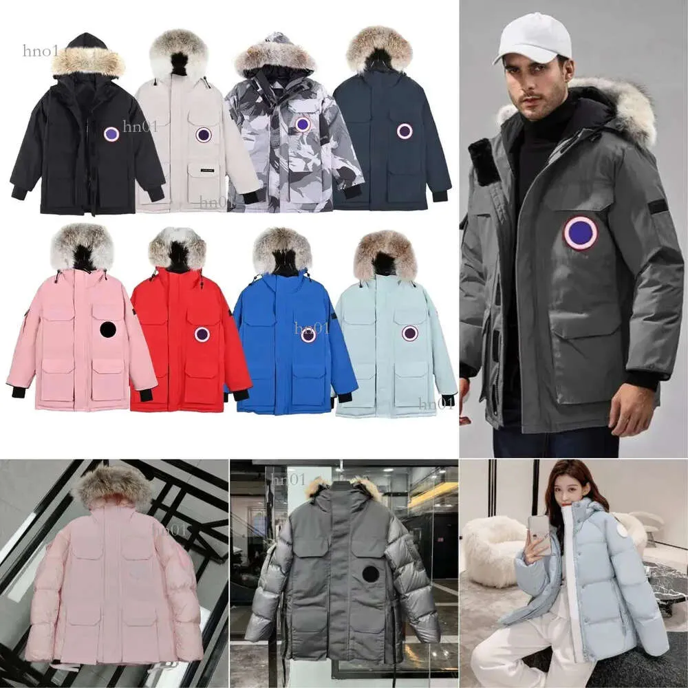 Designer Mens Canadian Goose Puffer Down Womens Jacket Down Parkas Hiver Épais Manteaux Chauds Femmes Coupe-Vent Broderie Lettres S3