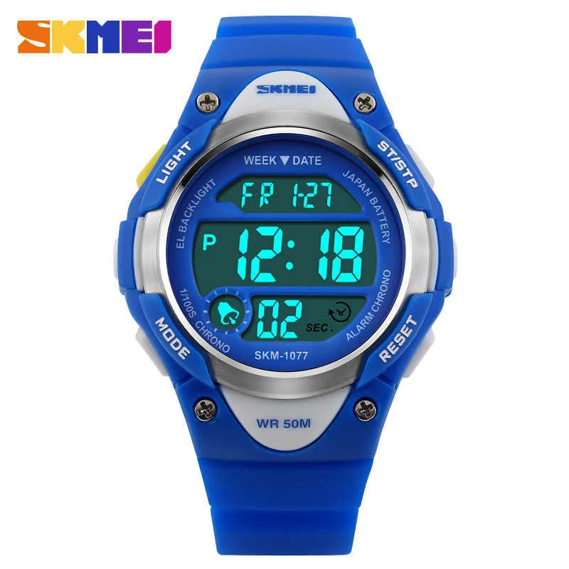 Kids Watch Sport Multi Function 50m Étanche Led Alarme Chronomètre  Numérique Enfant Montre-Bracelet Pour Garçon Fille