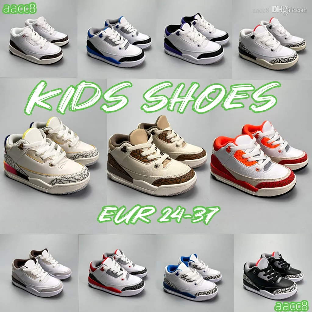 SCARPE BASSI JUMPMAN 3S Boys Shoe High Wizards Palomino Basket Basket Blue Boys Boys Fire Sneaker Red Iris Toddlers su Marte Taglia 25-35