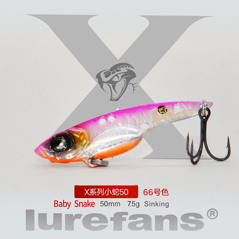 Sinking VIB Fishing Lures - Lurefans Baby Snake X50 X55 X60, Versatile Bass Hard Baits, Metal Suit Artificial Wobblers 7.5g-13.5g from Dhgate Baits & Lures - price 32.49 Sinking VIB Fishing Lures - Lurefans Baby Snake X50 X55 X60, Versatile Bass Hard Baits, Metal Suit Artificial Wobblers 7.5g-13.5g from Dhgate Baits & Lures - price 32.49