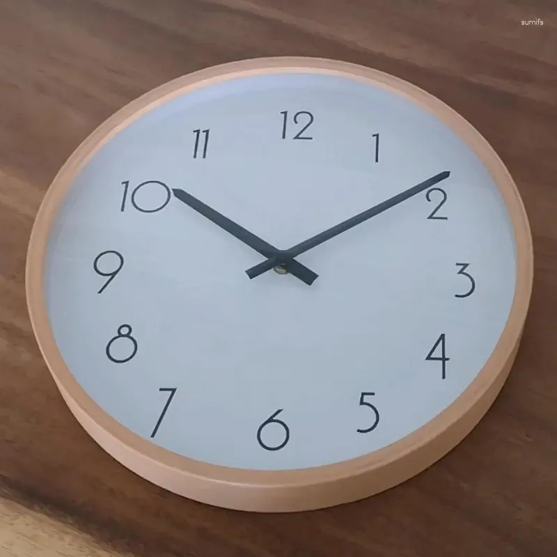 Настенные часы часы дерево большой цифровой стол кухонный офис винтажный дом