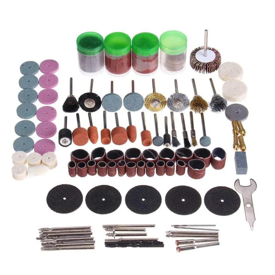 Brocas profissionais 161 peças kits de polimento de moagem conjunto de acessórios de ferramentas mini multi rotativas para Dremel Micro Rotating315n