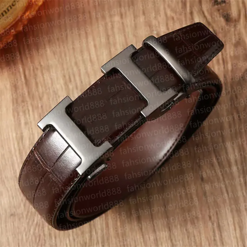 Cintura Uomo Automatica In Pelle PU Nera - Alta Qualità, Lusso, Fibbia Automatica