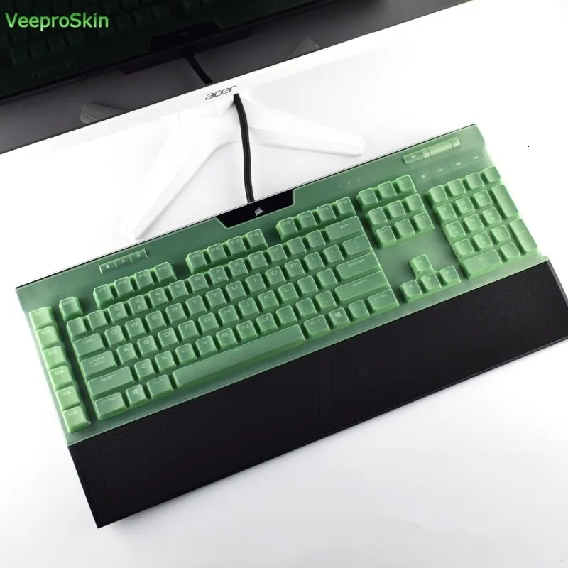 Tastaturabdeckungen für K95 Rgb Platinum Wired Gaming Mechanische Abdeckung Haut Film Büro Desktop Anti Staub Silikon Protector 230808