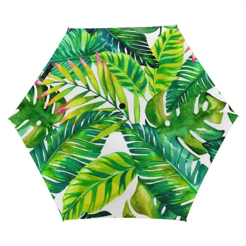 Зонтичные джунгли -пальмовые листья в 3 раза ручная зонтичная тропическая лесная печата