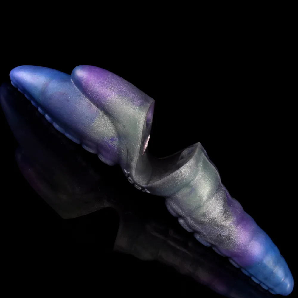 EggsBullets FAAK Tentacolo Manica vibrante per dito Guaina in silicone Multi colore Clitoride Stimola Masturbatore per donne_voghion.com