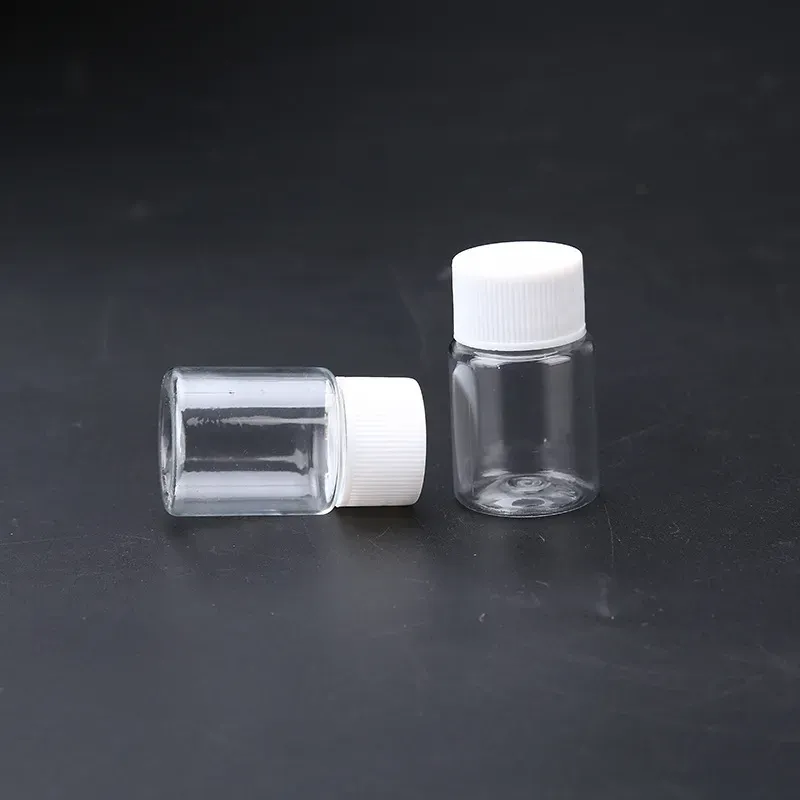 20ml Plastic PET Transparent Empty Seal Bottles Medicine Pill Vial Container Packing Bottle