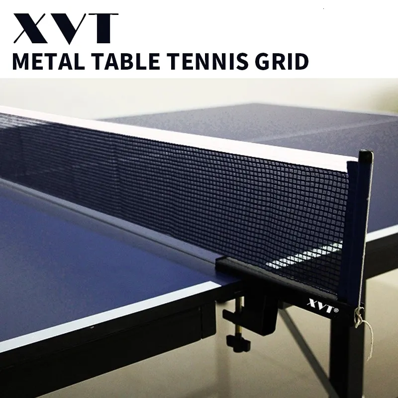 Table Tennis Gumbers Wysoka jakość XVT Professional Metal Net Post Ping Pong Net 230809