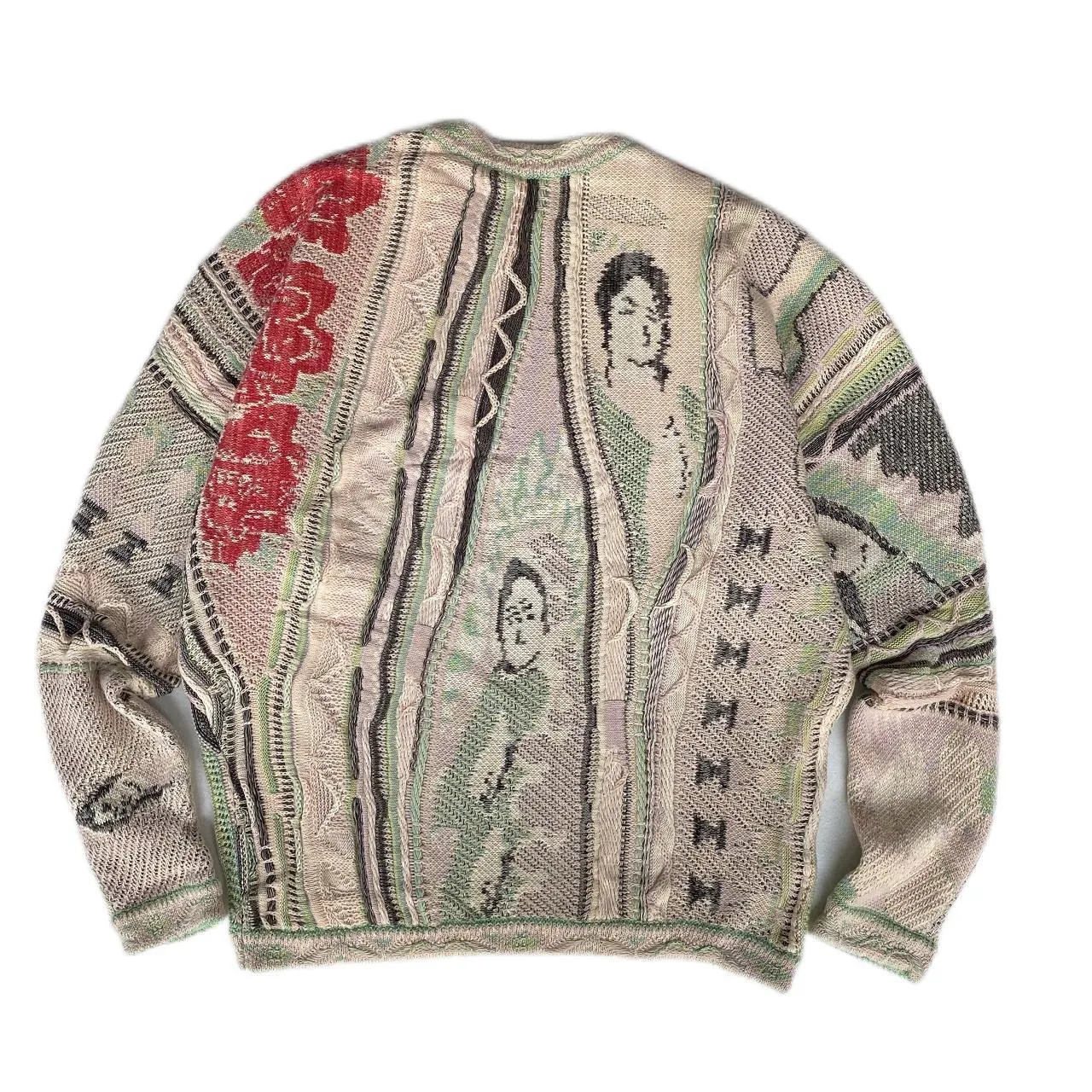 DHgate.com:Mens Vintage Kapital Japanese Knitted Sweater