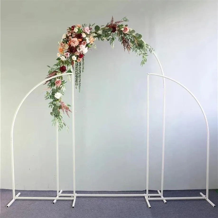 Decorazione per feste 3 pezzi Arco per matrimonio Set Sfondo Supporto per fiori Compleanno Palloncino all'aperto Forma irregolare271g