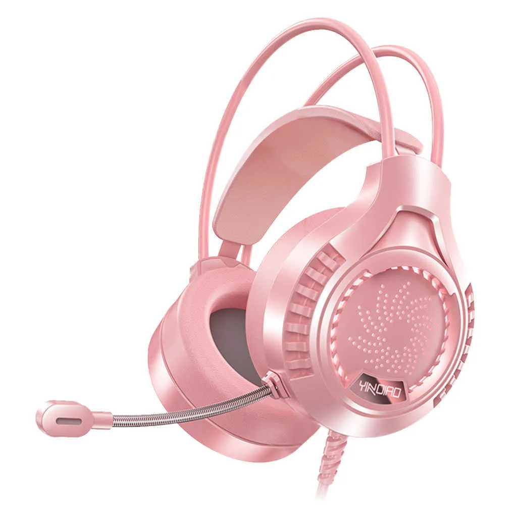 Kablolu Oyun Kulaklık Dönebilir Mikrofon Anti-Düzenli Oyun Kulaklık HKD230809