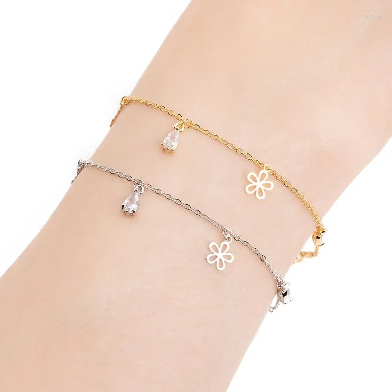 Link Pulseiras Pulseira HADIYANA Jóias Estéticas Para Mulheres Charme Damas de Honra Presentes SL3954 Acessórios de Noiva de Casamento