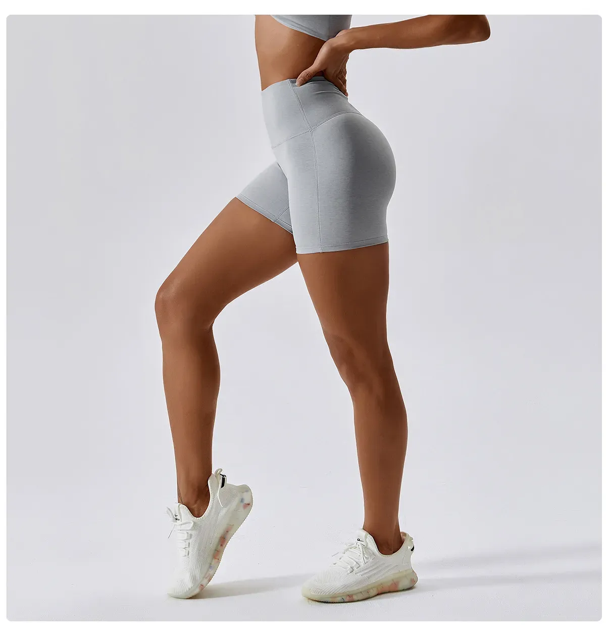 High Waist Scrunch Seamless Yoga Shorts For Women Tummy Control, Push Up,  Gym Outfit, Cycling Tights Perfect For Summer Alphalete Amplifiers Style  230412 From Lululu1, $16.35