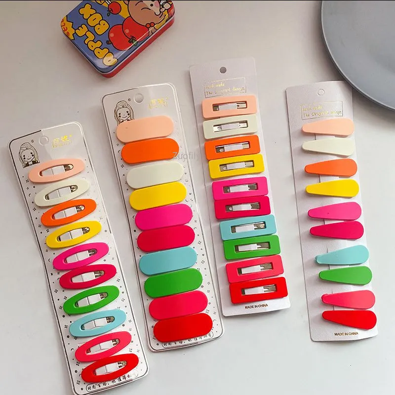 90s Style Hair Slides Clips For Women Girls Kids Basic Women Girls Kids Hair Clips - 5cm Metal Snap Clips, Basic Hairpins In Multi Colors 90s Style Snap Hair Clips