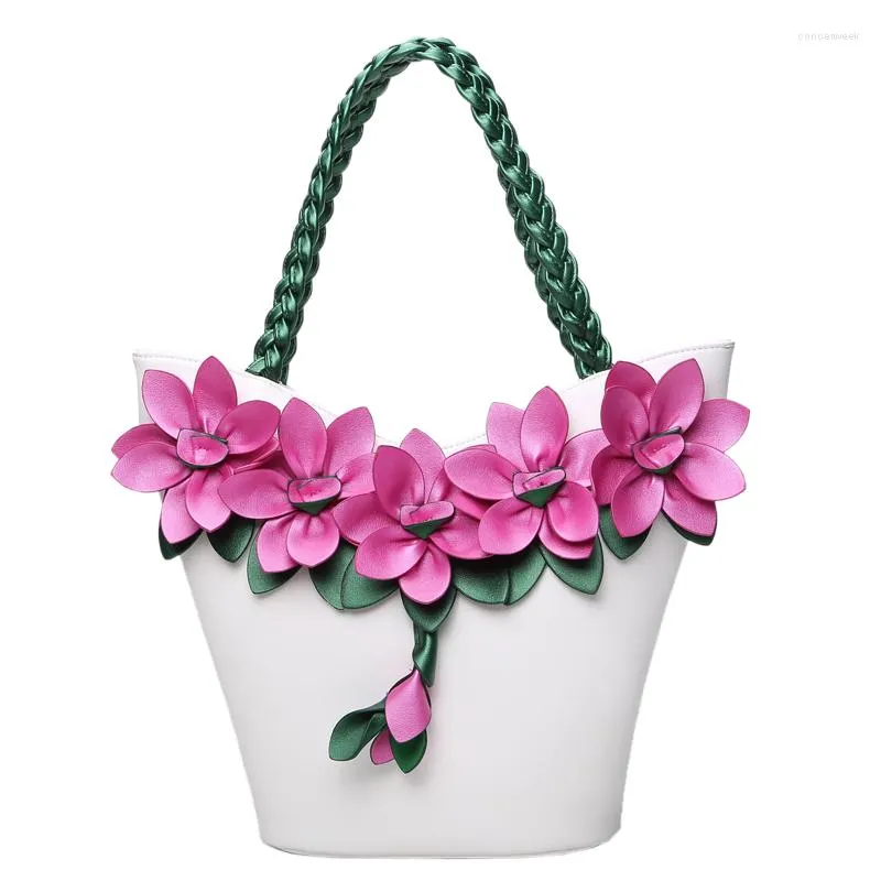 Abendtaschen Damen Clutches Handtaschen Formelle Party Blumen Gewebte Umhängetasche Hochzeit Geldbörsen Armbänder Ethnische Umhängetaschenkette