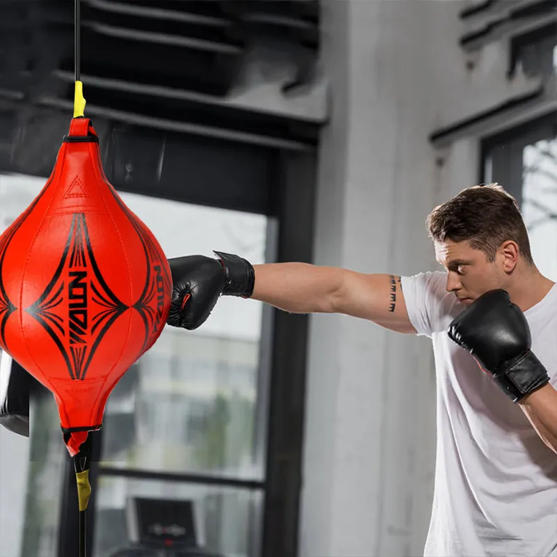 Punching Ball PU Pear Boxing Bag for Training Reaction Speed, Muay Thai  Punch Boxe Fitness Sports Equipment 230808
