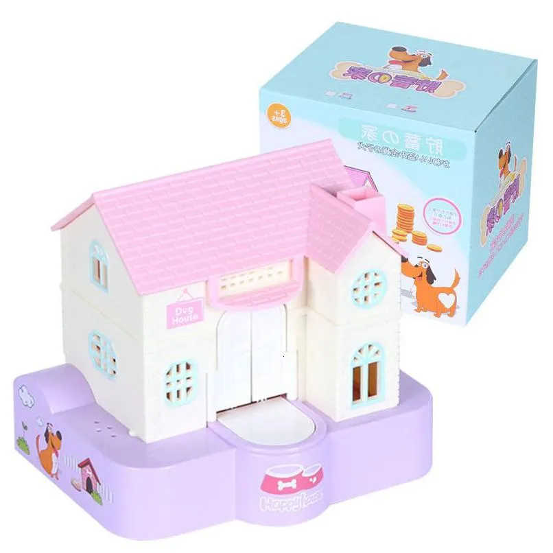 Nieuwigheden Grappige Spaarpotten Huis Steal Dog Coin Bank Cartoon Tafel Decor Voor Kinderkamer Kinderen Verjaardagscadeaus Spaarpotten Munten Dhmjf